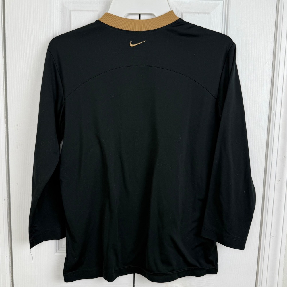 Vintage Nike LeBron James Youth Small 8 Black Gold Long Sleeve Shirt NikeFIT Y2K - Picture 5 of 5